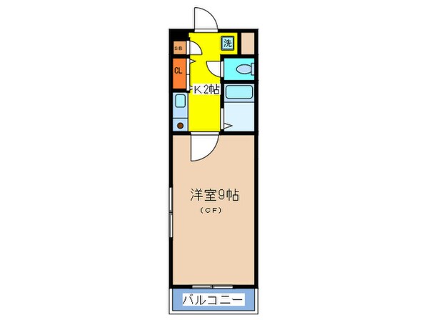 兎我野町聚楽マンションの物件間取画像